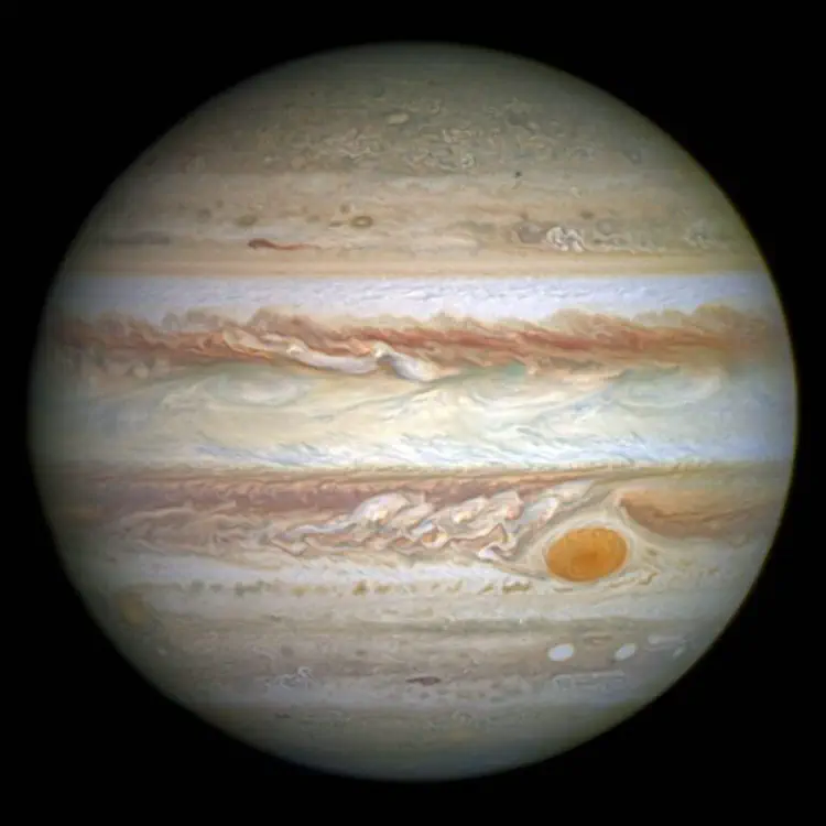 Jupiter in true color
_Hubble Space Telescope_, 2014